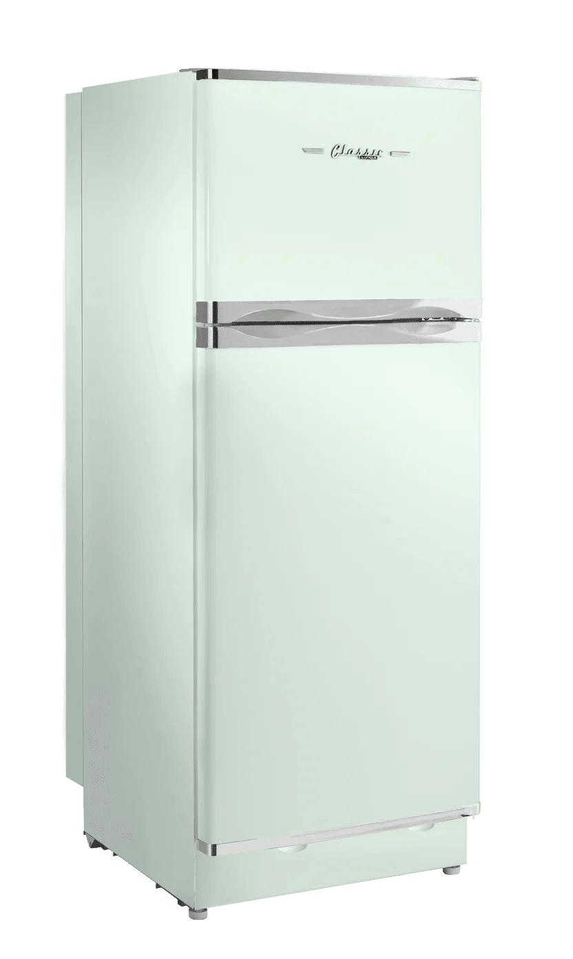 Unique Propane Refrigerator Unique 10 Cu/Ft Classic Retro Summer Mint Green Propane Refrigerator Standard Model UGP-10C CR SM LG