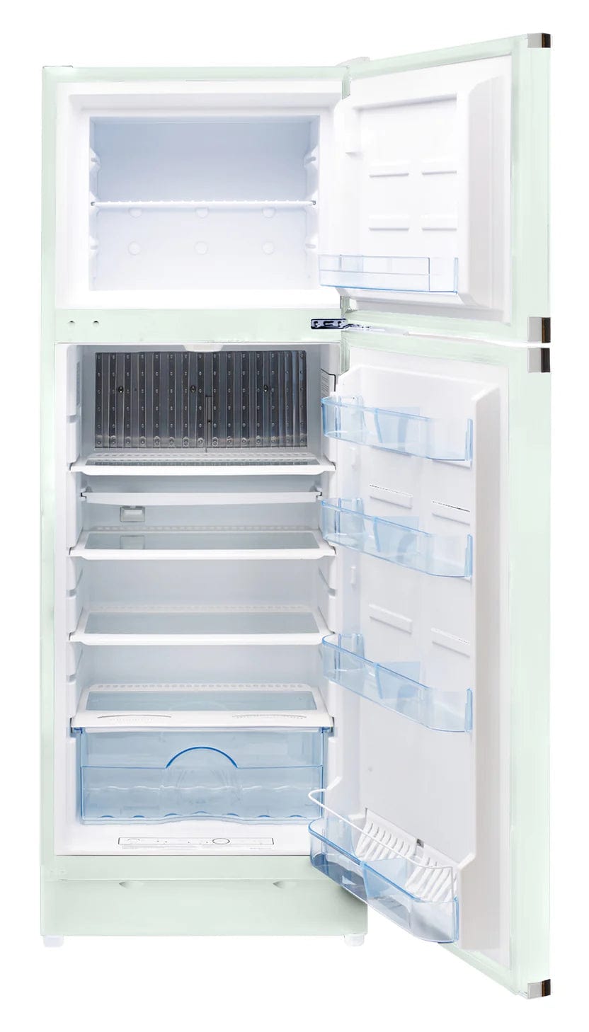Unique Propane Refrigerator Unique 10 Cu/Ft Classic Retro Summer Mint Green Propane Refrigerator Standard Model UGP-10C CR SM LG