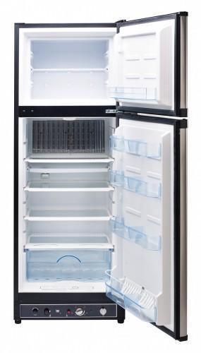 Unique Propane Refrigerator Unique 10 cu/ft Propane Refrigerator Dual Power (Propane/110V)  CSA Approved UGP­10C SM S/S (Stainless)