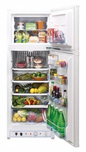 Unique Propane Refrigerator Unique 10 cu/ft Propane Refrigerator Dual Power (Propane/110V) High End Interior, CSA Approved, UGP­10C SM W (White)