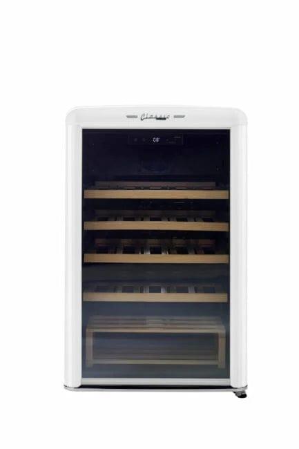 Unique Refrigerator-Freezer Unique 125 Litre Marshmallow White Classic Retro Wine Refrigerator UGP-125CR WF W