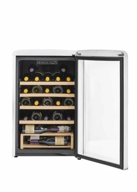 Unique Refrigerator-Freezer Unique 125 Litre Marshmallow White Classic Retro Wine Refrigerator UGP-125CR WF W