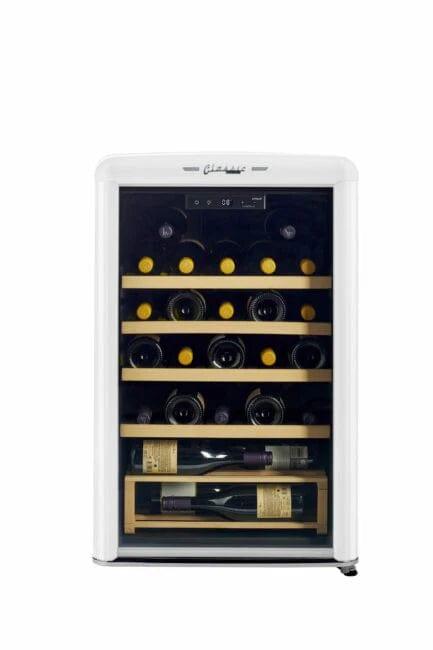 Unique Refrigerator-Freezer Unique 125 Litre Marshmallow White Classic Retro Wine Refrigerator UGP-125CR WF W