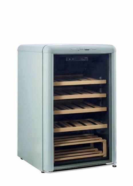 Unique Refrigerator-Freezer Unique 125 Litre Ocean Mist Turquoise Classic Retro Wine Refrigerator UGP-125CR WF T