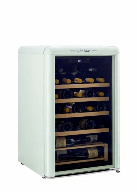 Unique Refrigerator-Freezer Unique 125 Litre Summer Mint Green Classic Retro Wine Refrigerator UGP-125CR WF LG