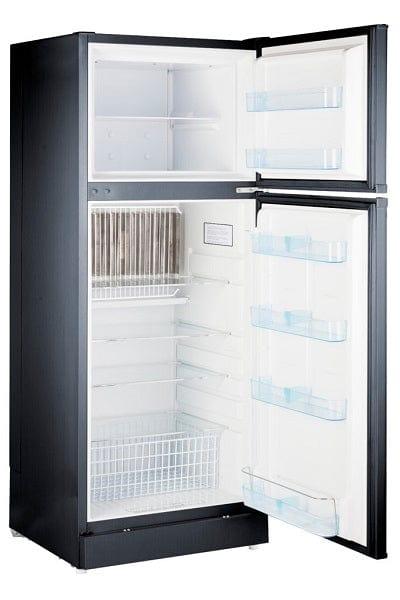 Unique Propane Refrigerator Unique 14 cu/ft Propane Refrigerator CSA Approved, Dual Power (Propane or 110v AC Backup) in Black UGP-14C SM B