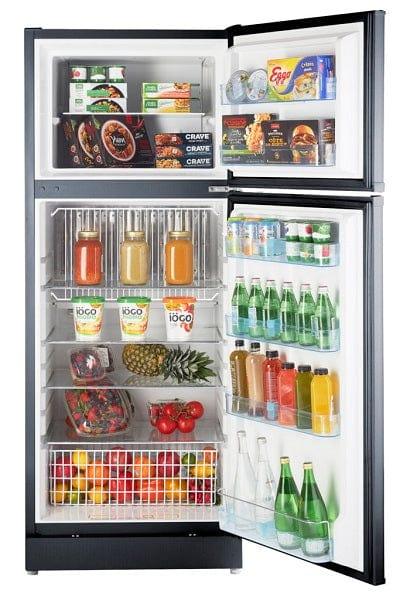 Unique Propane Refrigerator Unique 14 cu/ft Propane Refrigerator CSA Approved, Dual Power (Propane or 110v AC Backup) in Black UGP-14C SM B