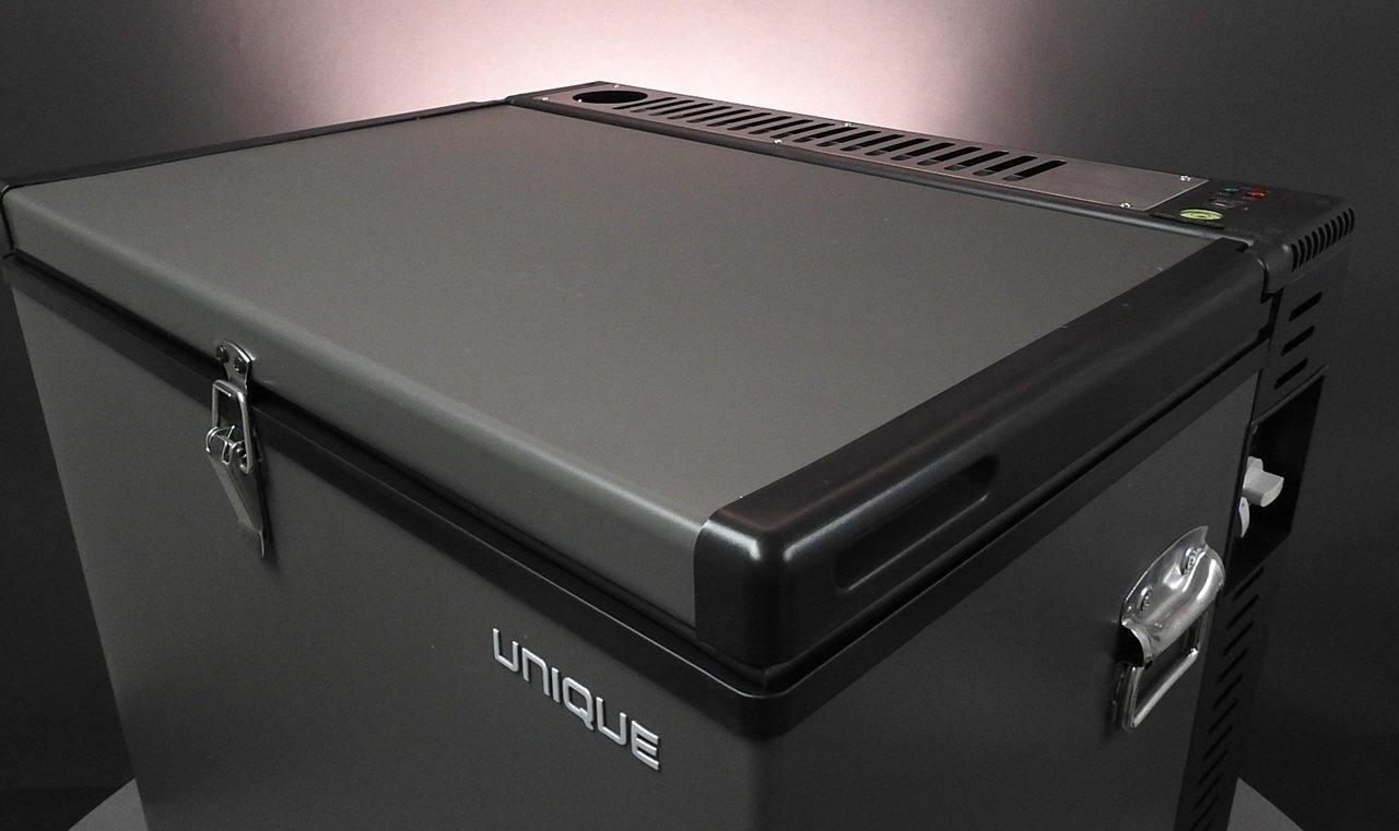 Unique Propane Freezer Unique 2.2 cu/ft Capacity Three Way Propane Freezer (Propane/12V/110V) CSA Approved, Portable UGP-2 SM (Grey)