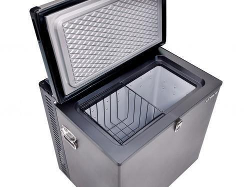 Unique Propane Freezer Unique 2.2 cu/ft Capacity Three Way Propane Freezer (Propane/12V/110V) CSA Approved, Portable UGP-2 SM (Grey)