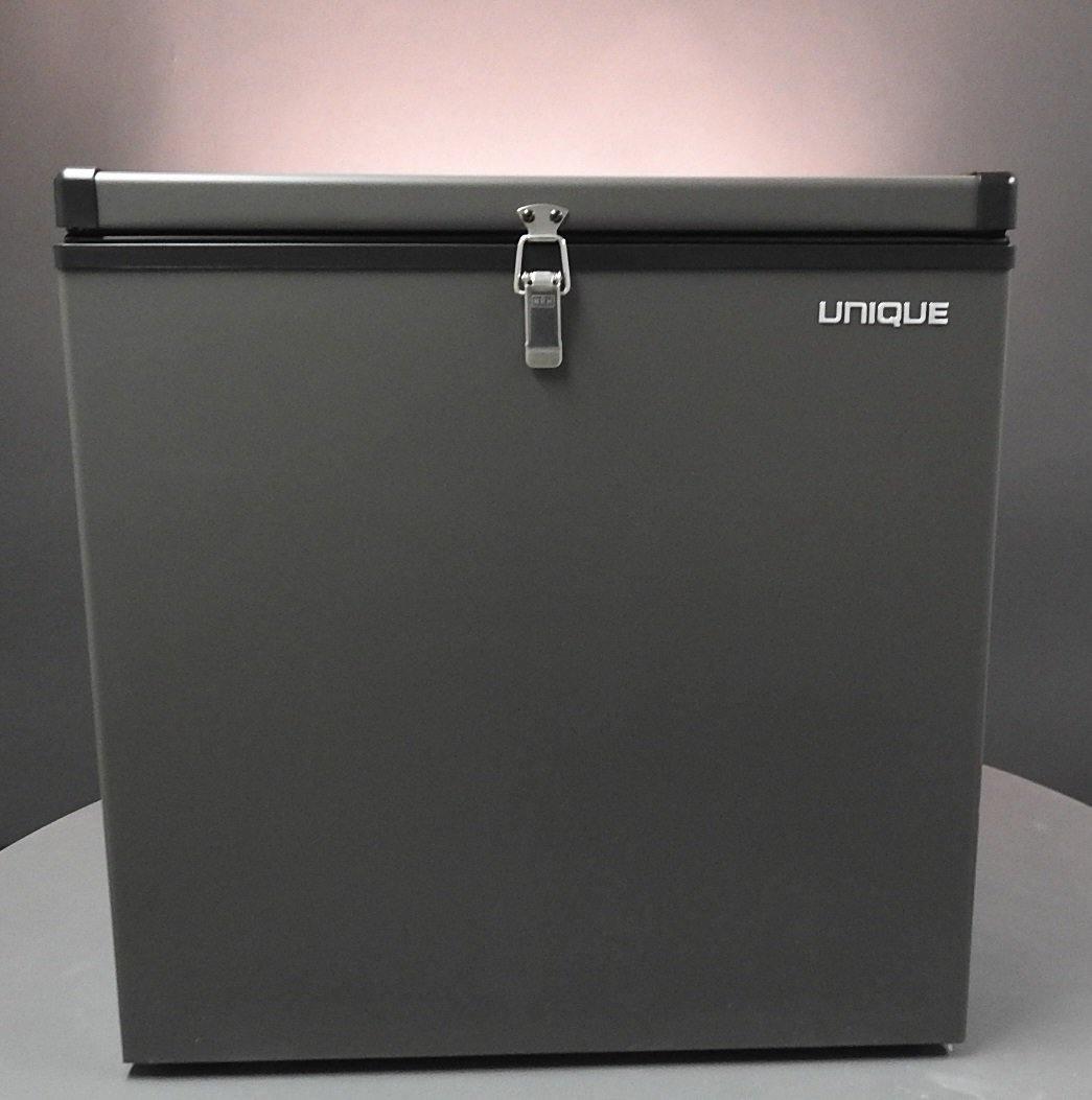 Unique Propane Freezer Unique 2.2 cu/ft Capacity Three Way Propane Freezer (Propane/12V/110V) CSA Approved, Portable UGP-2 SM (Grey)