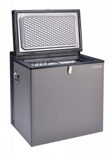 Unique Propane Freezer Unique 2.2 cu/ft Capacity Three Way Propane Freezer (Propane/12V/110V) CSA Approved, Portable UGP-2 SM (Grey)