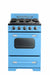Unique Natural Gas Range/Stove Unique 24' Classic Retro Robin Egg Blue Range UGP-24CR RB
