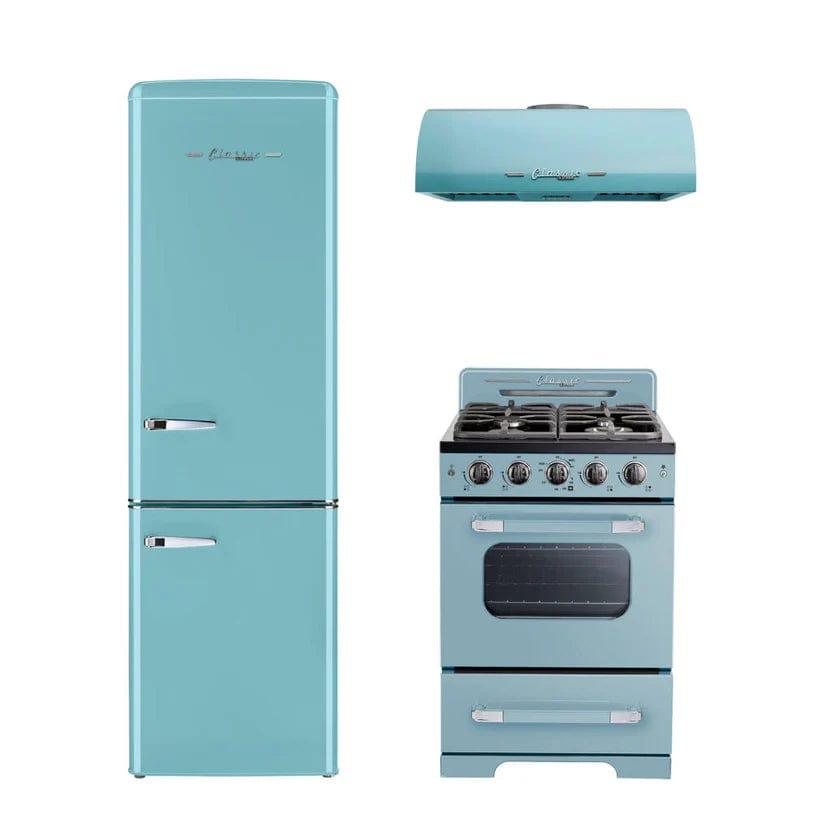 Unique UGP-36CR RH B Unique 24 Inches Classic Retro Ocean Mist Turquoise Range Hood UGP-24CR RH T