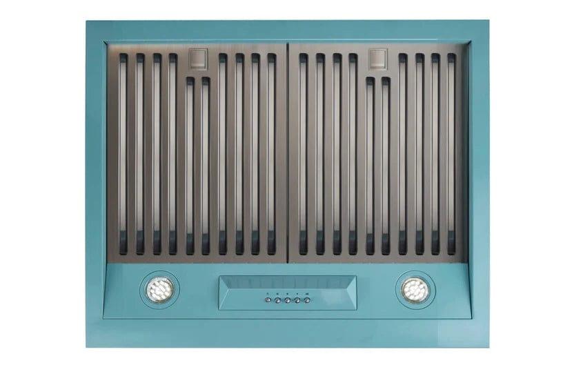 Unique UGP-36CR RH B Unique 24 Inches Classic Retro Ocean Mist Turquoise Range Hood UGP-24CR RH T