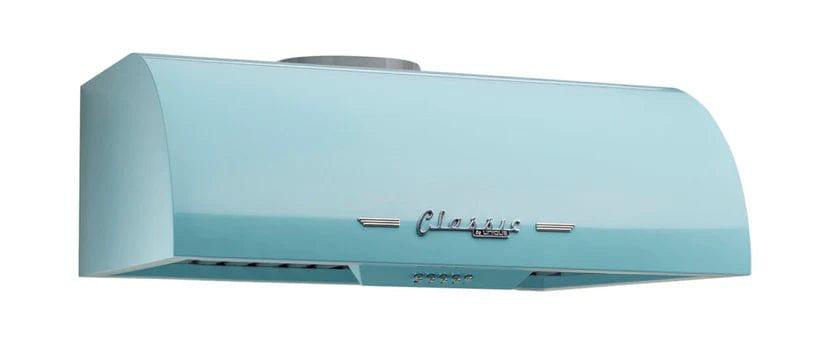 Unique UGP-36CR RH B Unique 24 Inches Classic Retro Ocean Mist Turquoise Range Hood UGP-24CR RH T