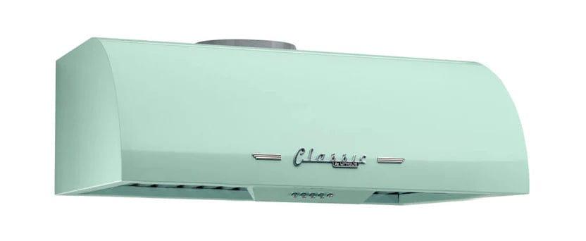 Unique UGP-36CR RH B Unique 24 Inches Classic Retro Summer Mint Green Range Hood UGP-24CR RH LG