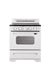 Unique Propane Range /Stove Unique 30' Classic Retro Marshmallow White Electric Ceramic Top Range UGP-30CR EC W