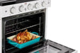 Unique Propane Range /Stove Unique 30' Classic Retro Marshmallow White Electric Ceramic Top Range UGP-30CR EC W