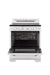 Unique Propane Range /Stove Unique 30' Classic Retro Marshmallow White Electric Ceramic Top Range UGP-30CR EC W