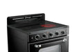 Unique Propane Range /Stove Unique 30' Classic Retro Midnight Black Electric Ceramic Top Range UGP-30CR EC B