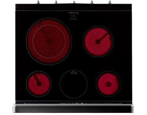 Unique Propane Range /Stove Unique 30' Classic Retro Midnight Black Electric Ceramic Top Range UGP-30CR EC B