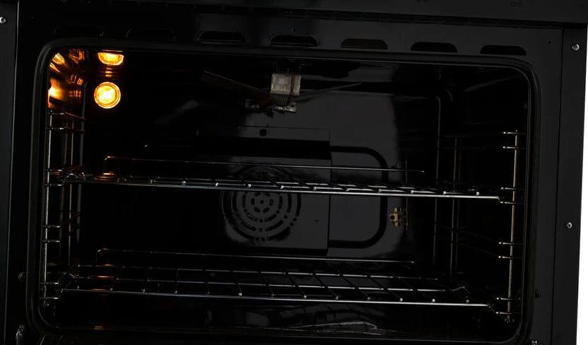 Unique Natural Gas Range/Stove Unique 30' Classic Retro Midnight Black Range UGP-30CR B