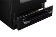 Unique Natural Gas Range/Stove Unique 30' Classic Retro Midnight Black Range UGP-30CR B