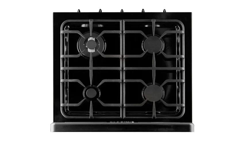 Unique Natural Gas Range/Stove Unique 30' Classic Retro Midnight Black Range UGP-30CR B