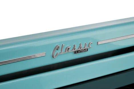 Unique Smoothtop Convection Gas Range Unique 30&#39; Classic Retro Ocean Mist Turquoise Electric Glass Top Range UGP-30CR EC T