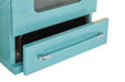 Unique Smoothtop Convection Gas Range Unique 30' Classic Retro Ocean Mist Turquoise Electric Glass Top Range UGP-30CR EC T