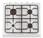 Unique Propane Range /Stove Unique 30 Inches Classic Retro Marshmallow White Offgrid Range With Large Power Burner UGP-30CR OF2 W