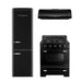 Unique UGP-36CR RH B Unique 30 Inches Classic Retro Midnight Black Range Hood UGP-30CR RH B