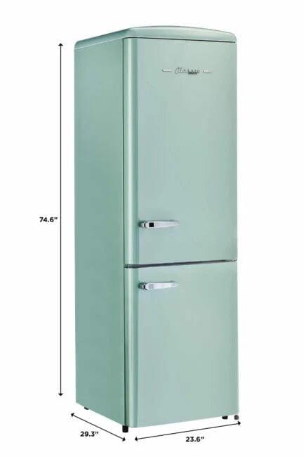 Unique Refrigerator-Freezer Unique 330 Litre Ocean Mist Turquoise AC Refrigerator/Freezer UGP-330L T AC