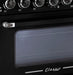 Unique Convection Gas Range Unique 36' Classic Retro Marshmallow White Range With FR Triple Crown Burner UGP-36CR B