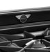 Unique Convection Gas Range Unique 36' Classic Retro Midnight Black Range With FR Triple Crown Burner UGP-36CR B