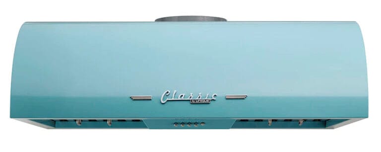 Unique Range Hoods Unique 36' Classic Retro Summer Mint Green Range Hood UGP-36CR RH T