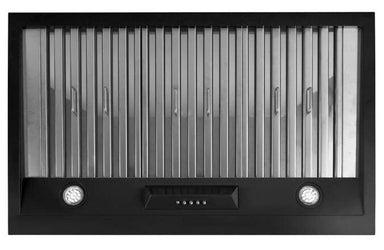 Unique UGP-36CR RH B Unique 36 Inches Classic Retro Midnight Black Range Hood UGP-36CR RH B