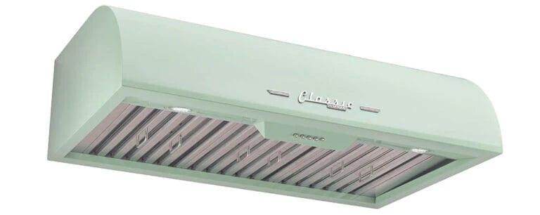 Unique UGP-36CR RH B Unique 36 Inches Classic Retro Summer Mint Green Range Hood UGP-36CR RH LG