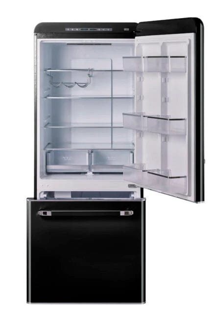 Unique Refrigerator-Freezer Unique 510Litre Midnight Black Bottom Mount Refrigerator UGP-510L B AC