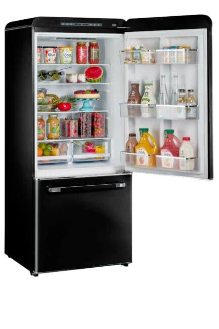 Unique Refrigerator-Freezer Unique 510Litre Midnight Black Bottom Mount Refrigerator UGP-510L B AC