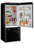 Unique Refrigerator-Freezer Unique 510Litre Midnight Black Bottom Mount Refrigerator UGP-510L B AC