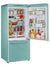 Unique Refrigerator-Freezer Unique 510Litre Ocean Mist Turquoise Bottom Mount Refrigerator UGP-510L T AC