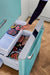 Unique Refrigerator-Freezer Unique 510Litre Ocean Mist Turquoise Bottom Mount Refrigerator UGP-510L T AC