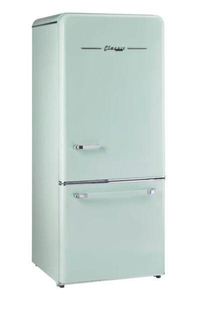 Unique Refrigerator-Freezer Unique 510Litre Summer Mint Green Bottom Mount Refrigerator UGP-510L LG AC