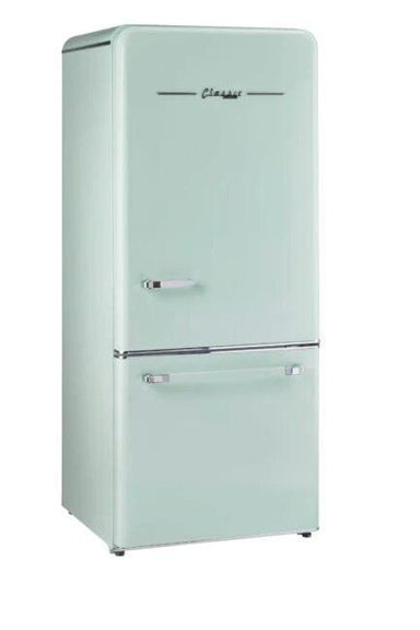 Unique Refrigerator-Freezer Unique 510Litre Summer Mint Green Bottom Mount Refrigerator UGP-510L LG AC
