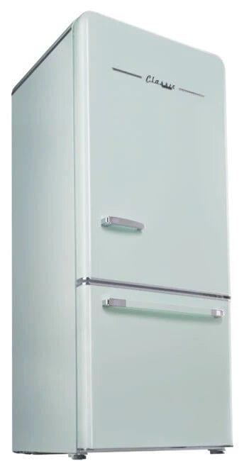 Unique Refrigerator-Freezer Unique 510Litre Summer Mint Green Bottom Mount Refrigerator UGP-510L LG AC