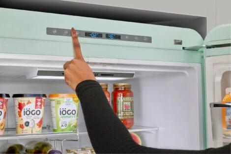 Unique Refrigerator-Freezer Unique 510Litre Summer Mint Green Bottom Mount Refrigerator UGP-510L LG AC