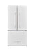Unique Refrigerator-Freezer Unique 595Litre Marshmallow White French Door Refrigerator UGP-595L W AC