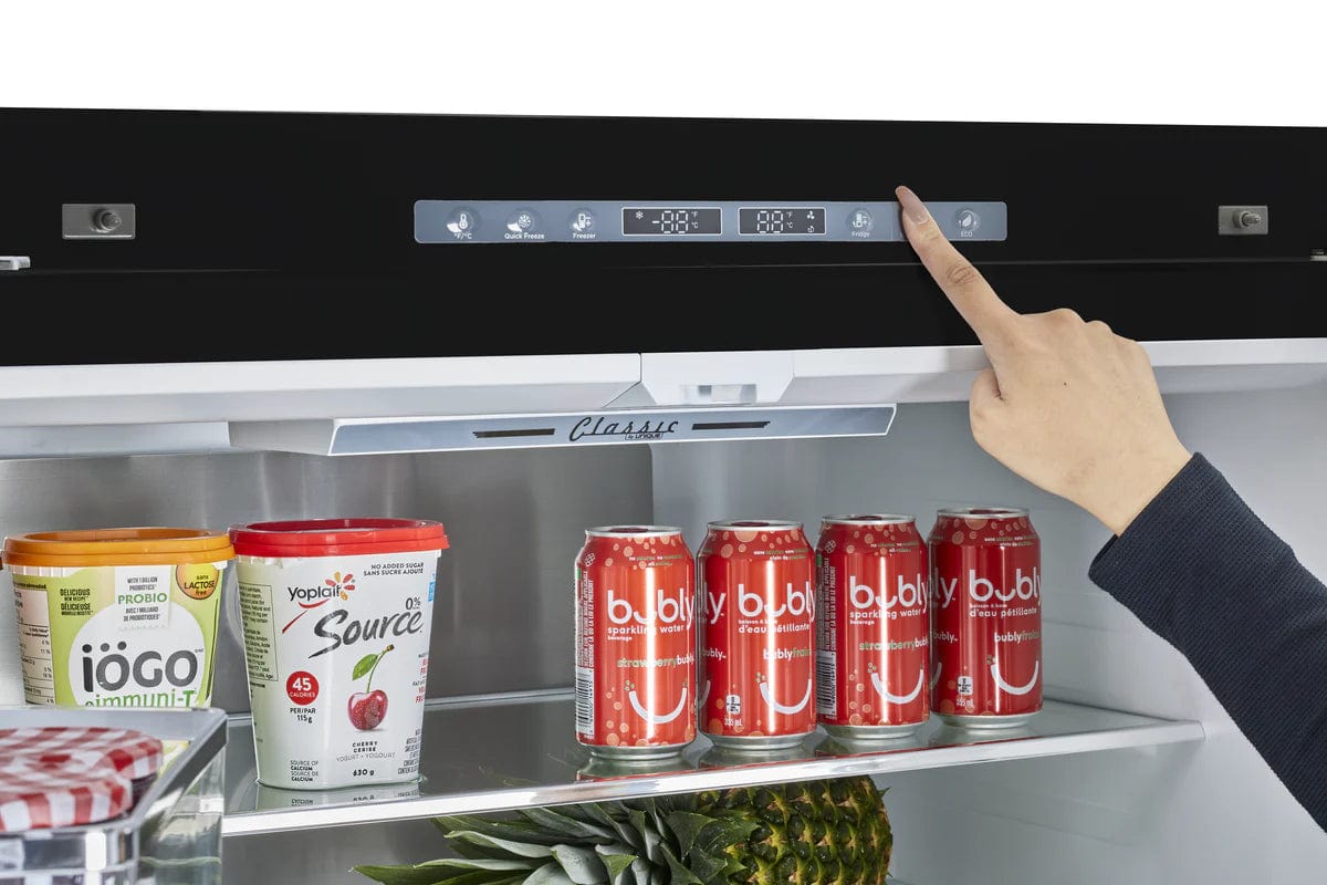 Unique Refrigerator-Freezer Unique 595Litre Midnight Black French Door Refrigerator UGP-595L B AC