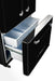 Unique Refrigerator-Freezer Unique 595Litre Midnight Black French Door Refrigerator UGP-595L B AC